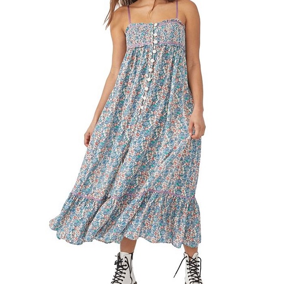 Free People Molly Jo Midi Dress XL - Picture 3 of 7